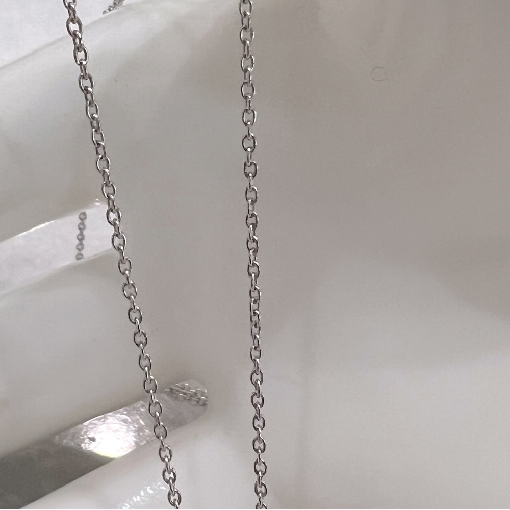 Sterling Silver Tanzanite Pendant 20” Necklace - Picture 7 of 11